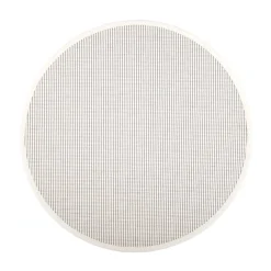 VM-Carpet Pyöreät Matot*Lyyra 52 valkoinen Ø 200 cm, kantti 1