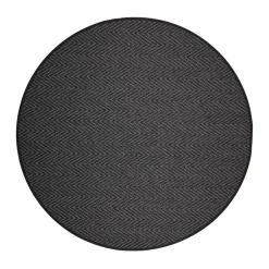 VM-Carpet Pyöreät Matot*matto Elsa Ø 160 cm musta