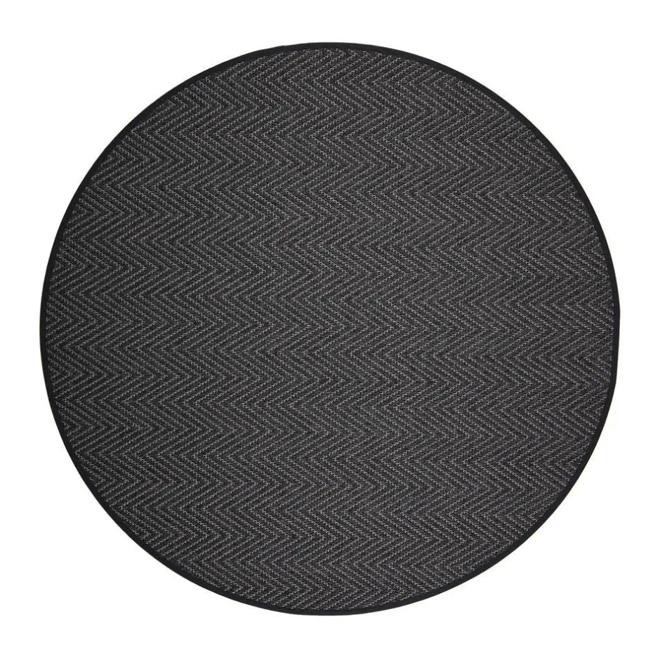 VM-Carpet Pyöreät Matot*matto Elsa Ø 200 cm musta