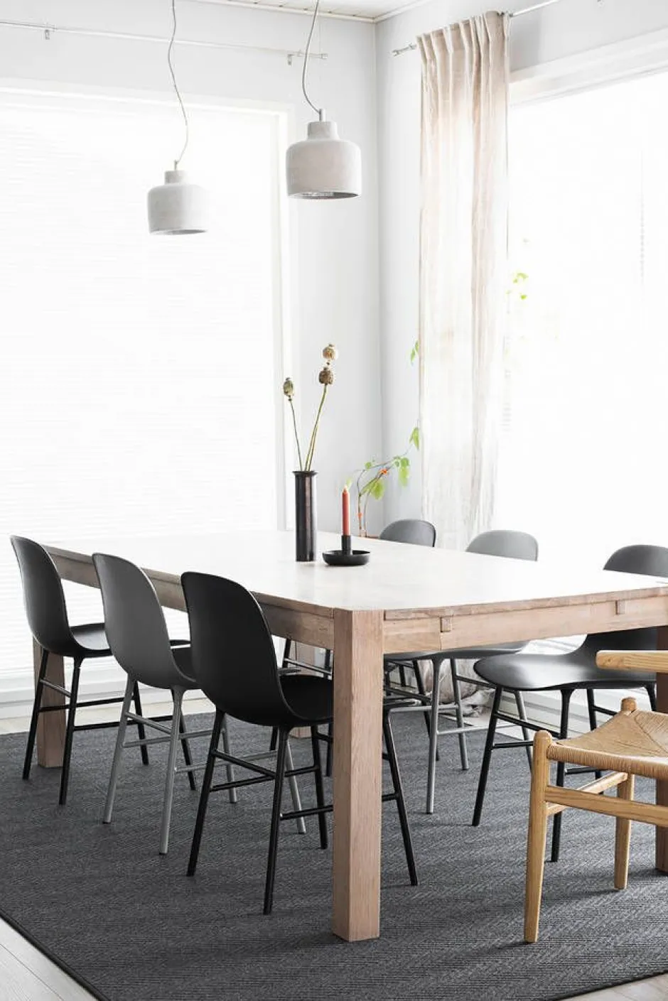 VM-Carpet Keskilattiamatot*matto Elsa 160x230 cm musta
