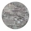 VM-Carpet Pyöreät Matot*matto Rustiikki ø 240 cm 32 turkoosi