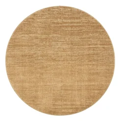 VM-Carpet Pyöreät Matot*matto Sametti ø 160 cm 246 keltainen