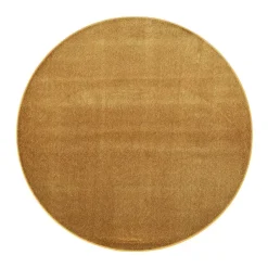 VM-Carpet Pyöreät Matot*matto Satine ø 240 cm 371 keltainen