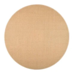 VM-Carpet Pyöreät Matot*matto Sisal Ø 160 cm beige-harmaa