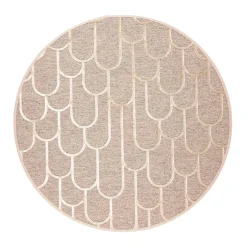 VM-Carpet Pyöreät Matot*Paanu, 1 beige, Ø 160 cm