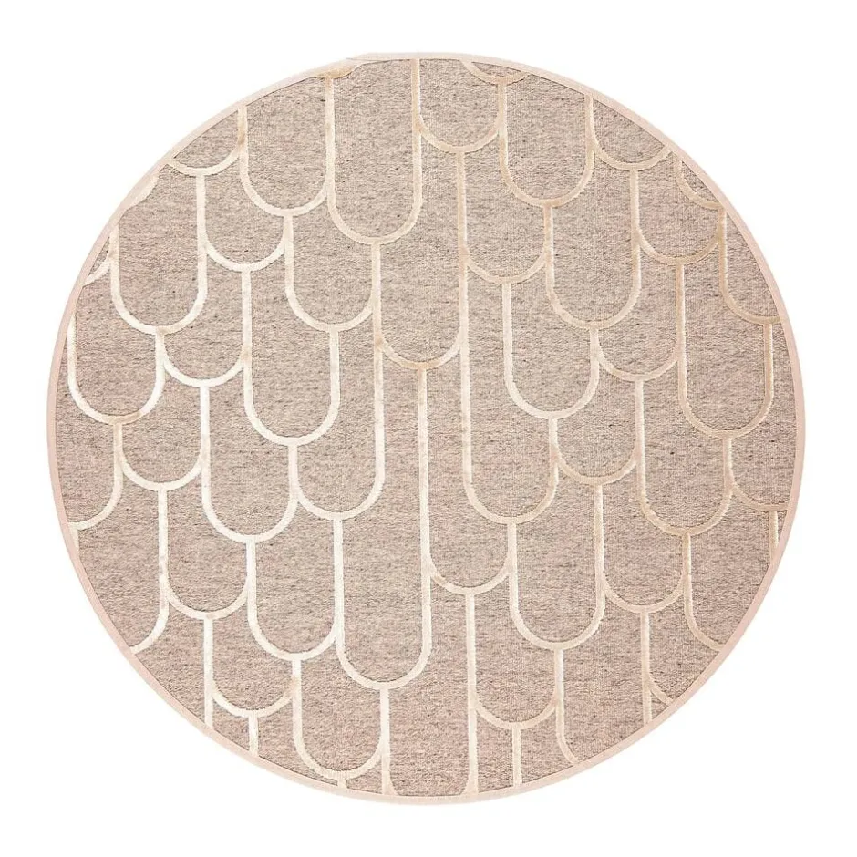 VM-Carpet Pyöreät Matot*Paanu, 1 beige, Ø 240 cm