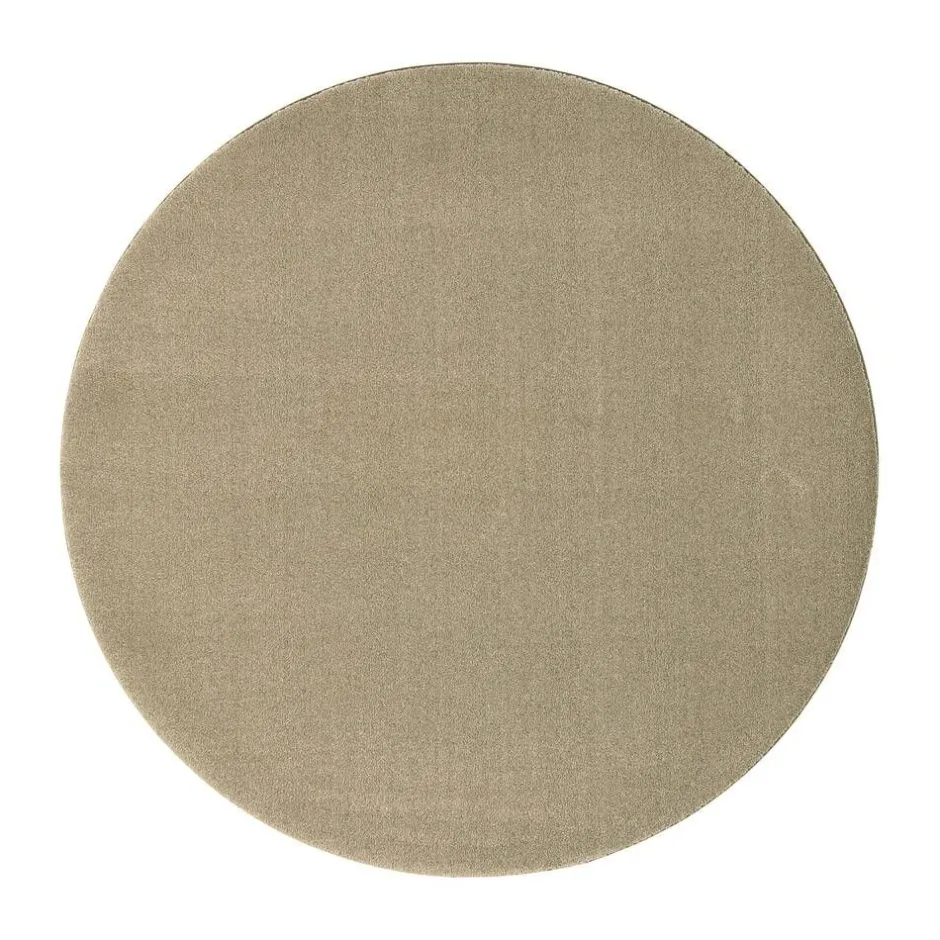 VM-Carpet Pyöreät Matot*Puuteri 164 oliivi, Ø 240 cm, kantti 5921