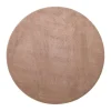 VM-Carpet Pyöreät Matot*Puuteri 143 ruskea, Ø 160 cm, kantti 5951