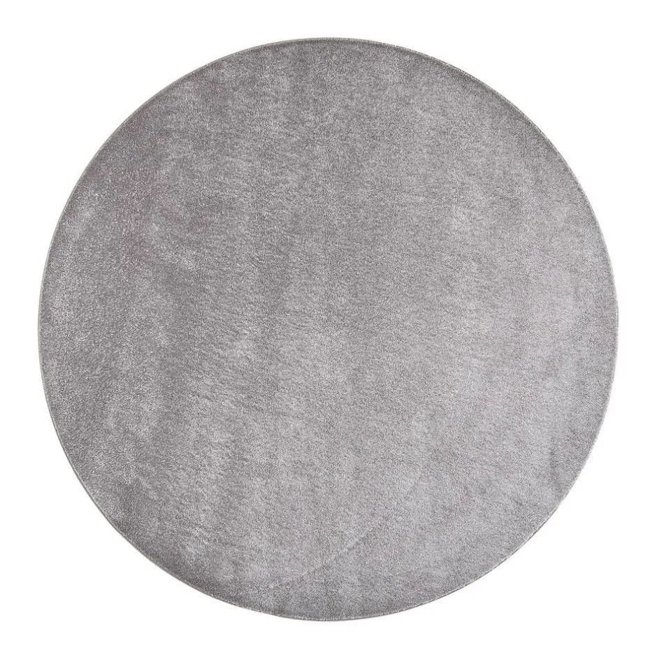 VM-Carpet Pyöreät Matot*Satine 850 harmaa, Ø 160 cm, kantti 5434