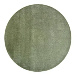 VM-Carpet Pyöreät Matot*Satine 572 vihreä, Ø 240 cm, kantti 5784