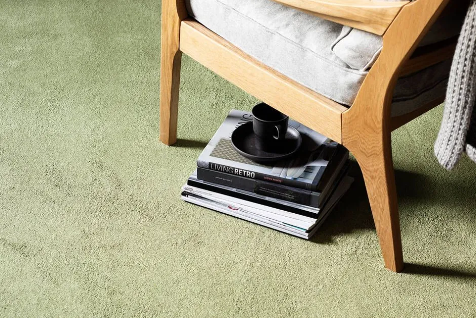 VM-Carpet Käytävämatot*Satine 572 vihreä, 80*200 cm, kantti 5784