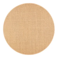 VM-Carpet Pyöreät Matot*Sisal, 50 natur, Ø 200 cm, kantti 32 B