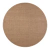 VM-Carpet Pyöreät Matot*Sisal, 85 taupe, Ø 133 cm, kantti 25 B