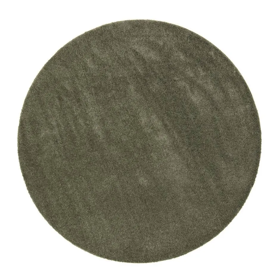 VM-Carpet Pyöreät Matot*Sointu, 40 vihreä, Ø 133 cm, kantti 5774