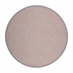 VM-Carpet Pyöreät Matot*Tunturi 72 beige, Ø 200 cm, kantti 070 B