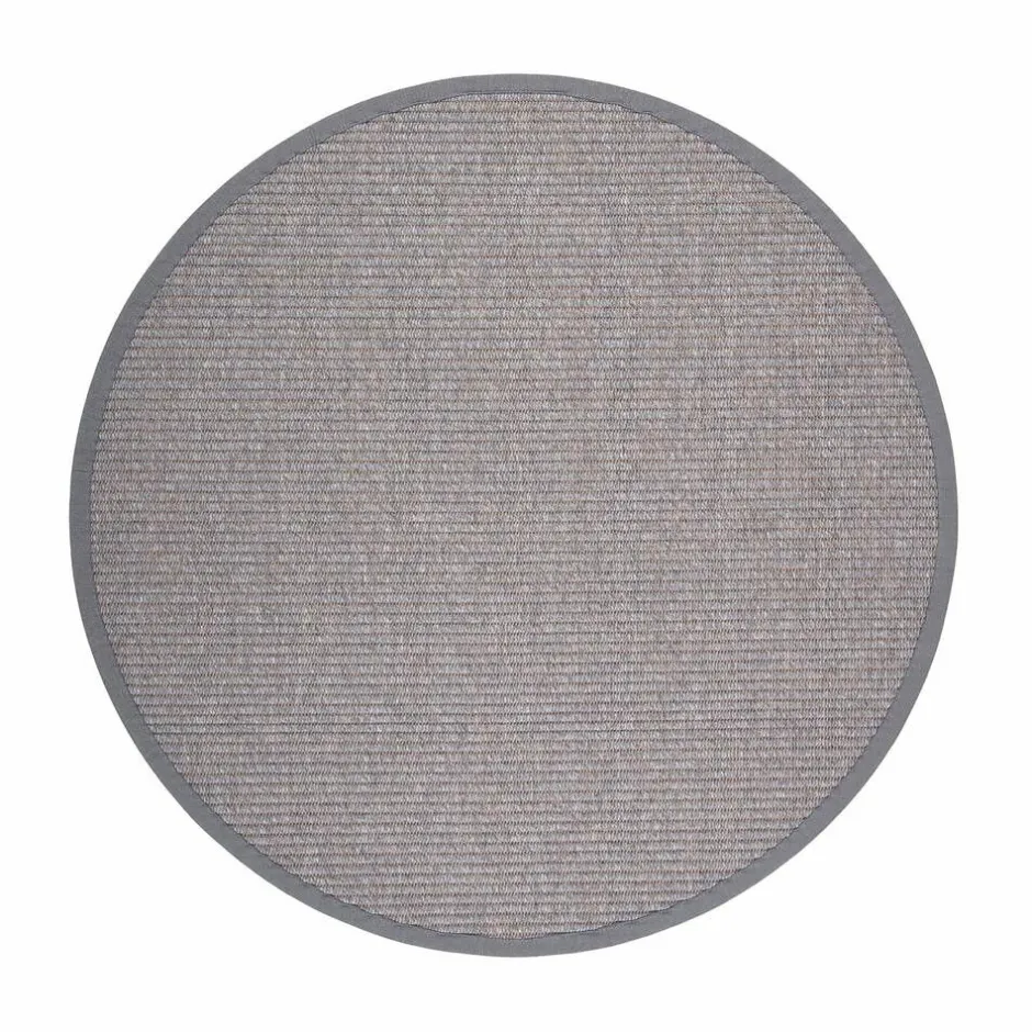 VM-Carpet Pyöreät Matot*Tunturi, , 77 harmaa, Ø 200 cm, kantti 077 B