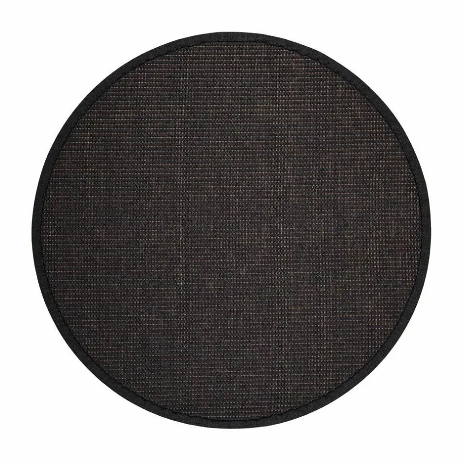 VM-Carpet Pyöreät Matot*Tunturi, , 79 musta, Ø 200 cm, kantti 020 B