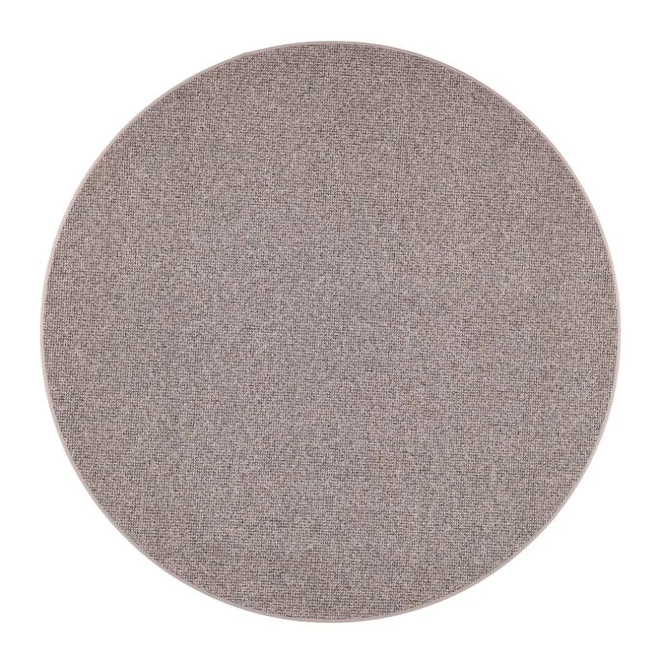 VM-Carpet Pyöreät Matot*Tweed, 39 harmaa, Ø 240 cm, kantti 5434