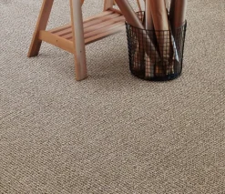 VM-Carpet Pyöreät Matot*Tweed, 32 vaalea beige, Ø 200 cm, kantti 6283