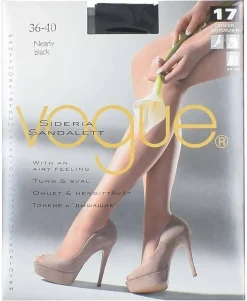 Sukat Ja Sukkahousut*Vogue Sukkahousut Sideria Sandalett 17 den