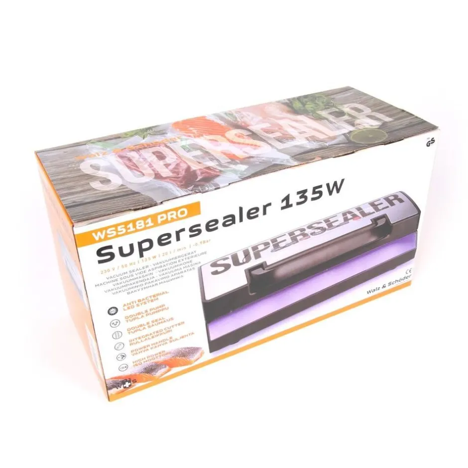 Walz & Schu00f6der Muut Keittiön Pienkoneet*Walz & Schöder 5181 Pro vakuumikone 135W
