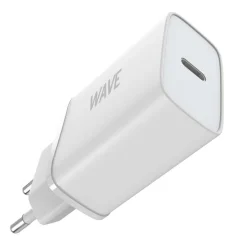 Wave Kuulokkeet Ja Puhelintarvikkeet*verkkolaturi pikalataava 20 W Type-C latauspäällä valkoinen