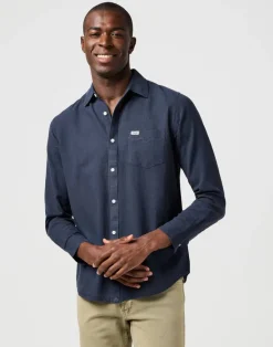 Wrangler Kauluspaidat*paita 112362751 Dark Navy