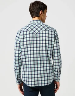 Wrangler Kauluspaidat*paita Western Shirt Blue