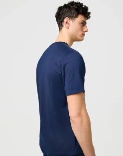Wrangler T-Paidat*t-paita 112371471 Small Graphic Tee Regular fit Navy