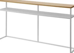 Yamazaki Huonekalut*konsolipöytä Tower hyllyllä valkoinen