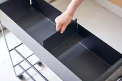Yamazaki Kylpyhuoneen Säilytys|Hyllyt Ja Telineet*säilytyskärry Tower musta