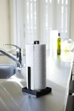 Yamazaki Ruoansäilytys Ja Järjestys*talouspaperiteline Tower musta